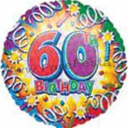 Farefesta Balloon Aprilia Pallone Compleanno 60 Anni