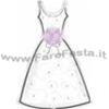 PALLONE VESTITO MANICHINO "SPOSA"