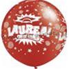 PALLONE 3' ROSSO "LAUREA!