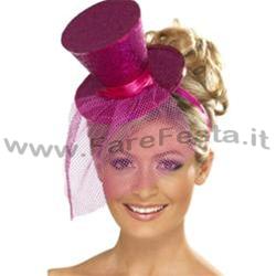 MINI CILINDRO FUCSIA GLITTERATO