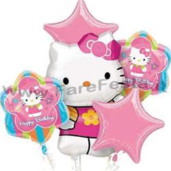 BOUQUET "HELLO KITTY - BIRTHDAY" 5PZ