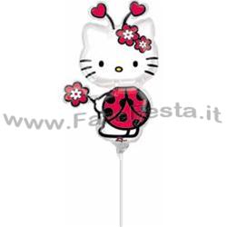 PALLONCINO "HELLO KITTY COCCINELLA" MINI SHAPE