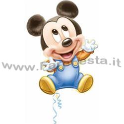 PALLONE CELESTE " MICKEY MOUSE"