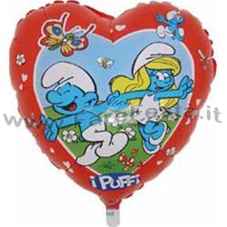 PALLONE "I PUFFI - SMURF & SMURFETTE"