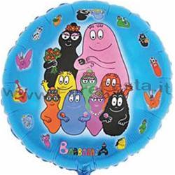 PALLONE  "FAMIGLIA BARBABRAVO - BARBAPAPA' " BLU'