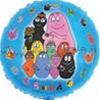 PALLONE  "FAMIGLIA BARBABRAVO - BARBAPAPA' " BLU'