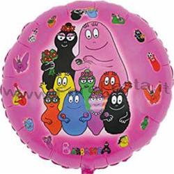 PALLONE "FAMIGLIA BARBABRAVO - BARBAPAPA'" FUCSIA