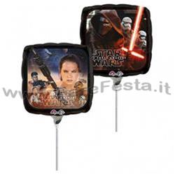 PALLONCINO STAR WARS THE FORCE MINI 23CM CON BASTONCINO