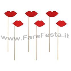 BASTONCINI CON LABRA ROSSE 6PZ