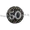 PALLONE EFFETTO 3DPRISMATICO COMPLEANNO "50 ANNI"