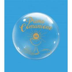 BOLLA BUBBLE BALLOON - PALLONE BOBO PRIMA COMUNIONE - ORO