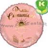 PALLONE "PRIMA COMUNIONE" ROSA GOLD