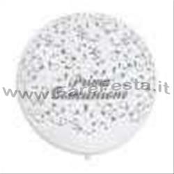 PALLONE "PRIMA COMUNIONE" BIANCO STAMPA ORO FILIGREE