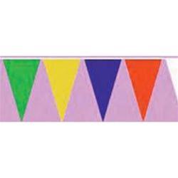 BANNER BANDIERINE TRIANGOLARI COLORATE 15X26CM X 4MT